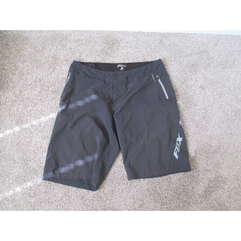 Fox Racing Shorts Mens 38 Attack 12" Black Biking Moto
